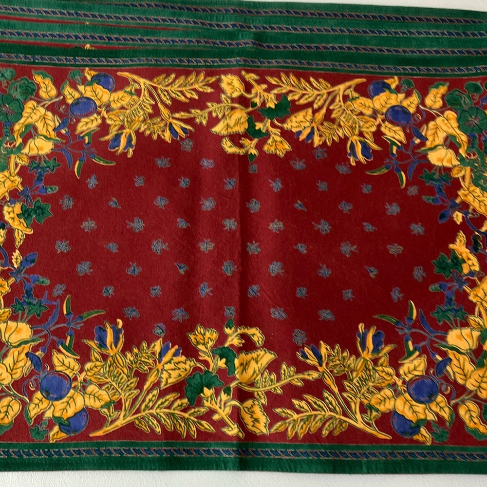 Four Preowned Williams Sonoma Provence multicolored placemats.